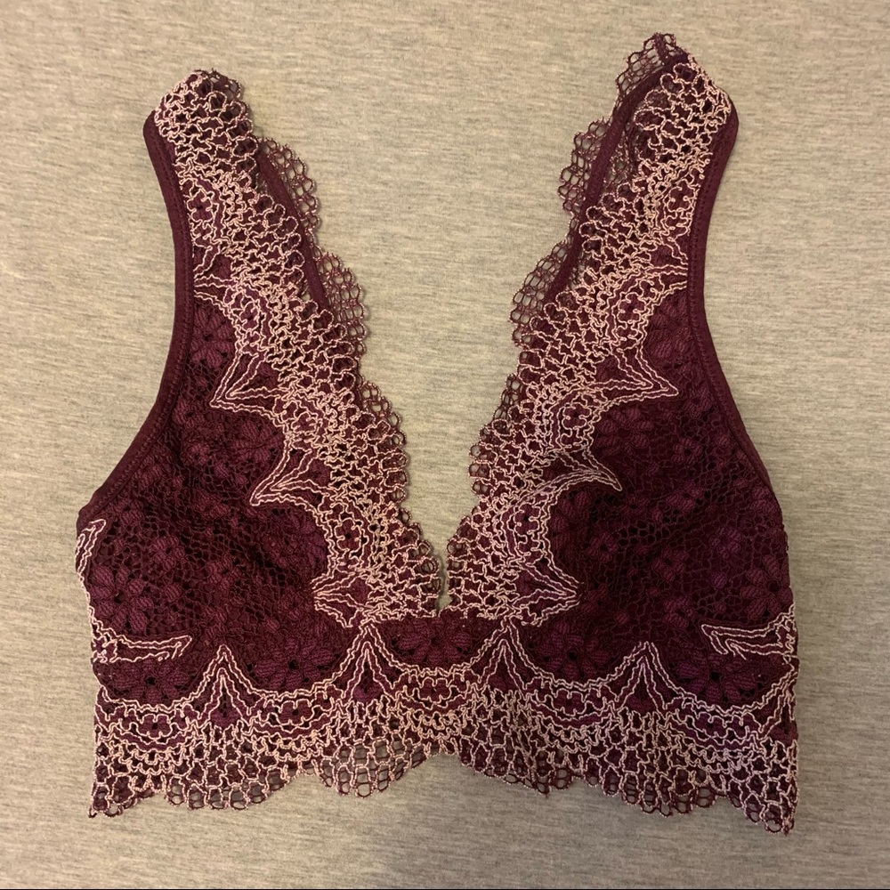 Victoria’s Secret Long Line Plunge Lace Bralette